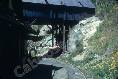 RGS Eisenbahn Ophir Depot & Alta Mine Tram Sept 1952 35mm Dia Chione (3903)