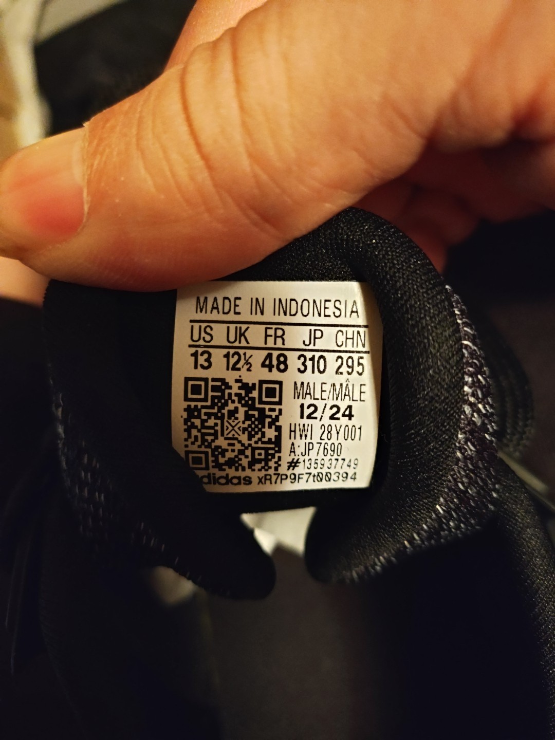 Adidas Running Shoes Black Men's Size 13 thumbnail 3