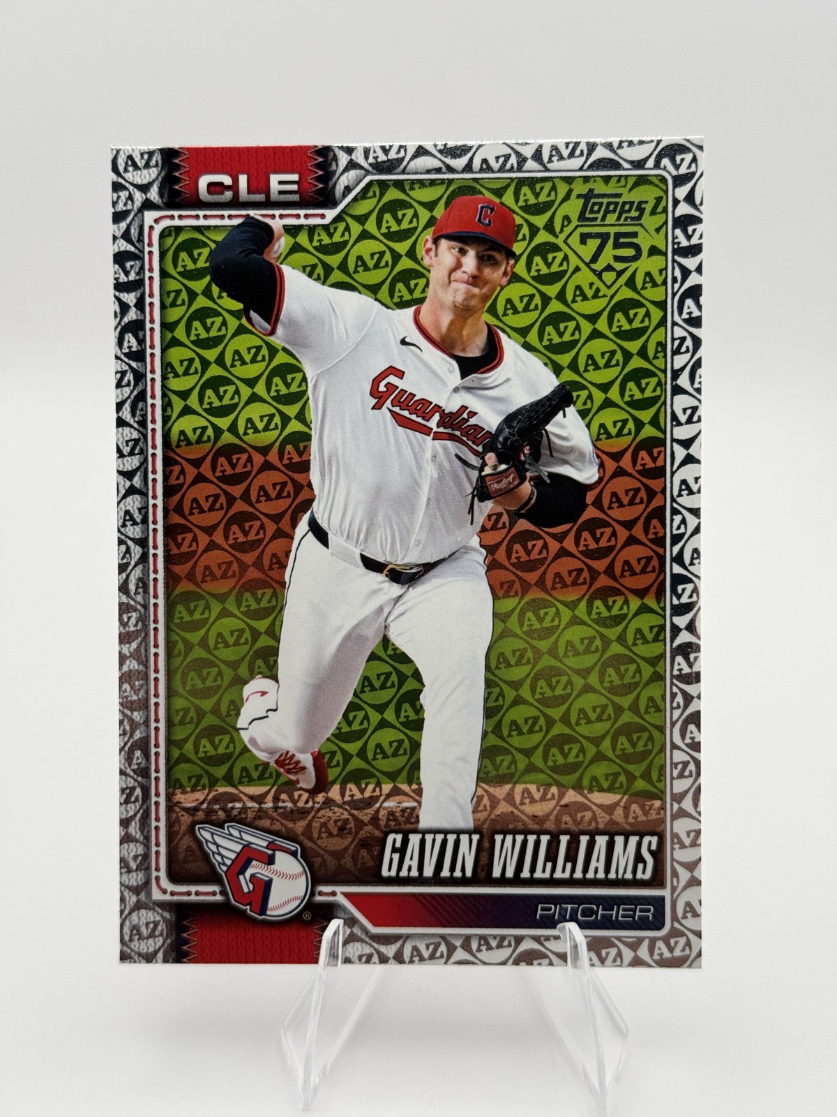 2026 Topps Baseball Series 1 Gavin Williams Spring Training Foil #254 Guardians