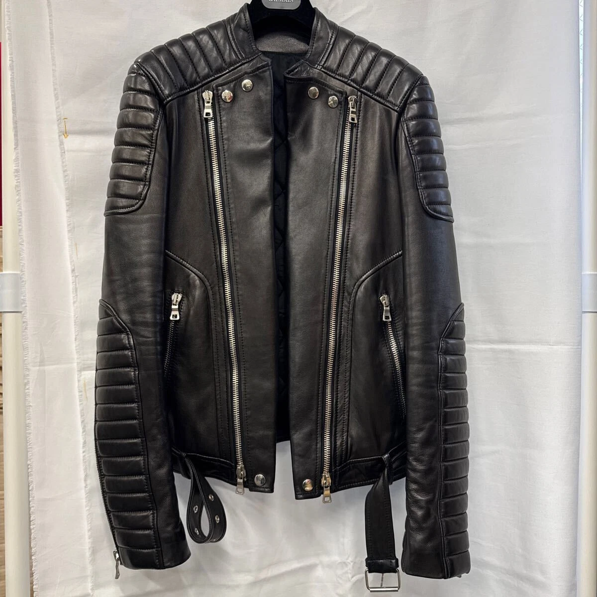 Balmain Motorcycle Jacket Coats, Jackets & Vests for Men for Sale
