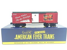 S-Gauge American Flyer 6-48374 Christmas Box Car - NIB