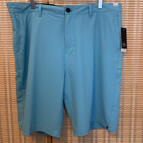quicksilver amphibian shorts Mens 38 Blue Active Beach Performance Casual