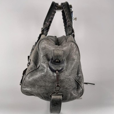 Balenciaga Twiggy 2way Shoulder Bag Handbag Leather Green Used