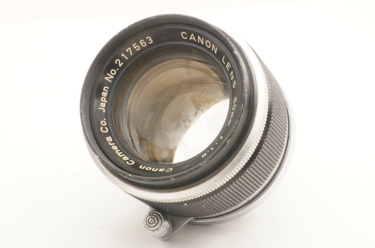 Canon 50mm f/1.8 L39 レンズ No. 161375 50mm Focal f/1.8 L39 Mount Camera Lenses for sale | eBay