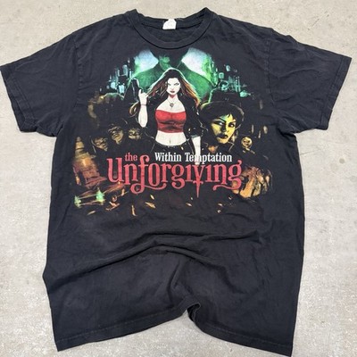 Within Temptation 2011 The Unforgiving Tour Shirt Medium Rare Vintage Grunge Tee