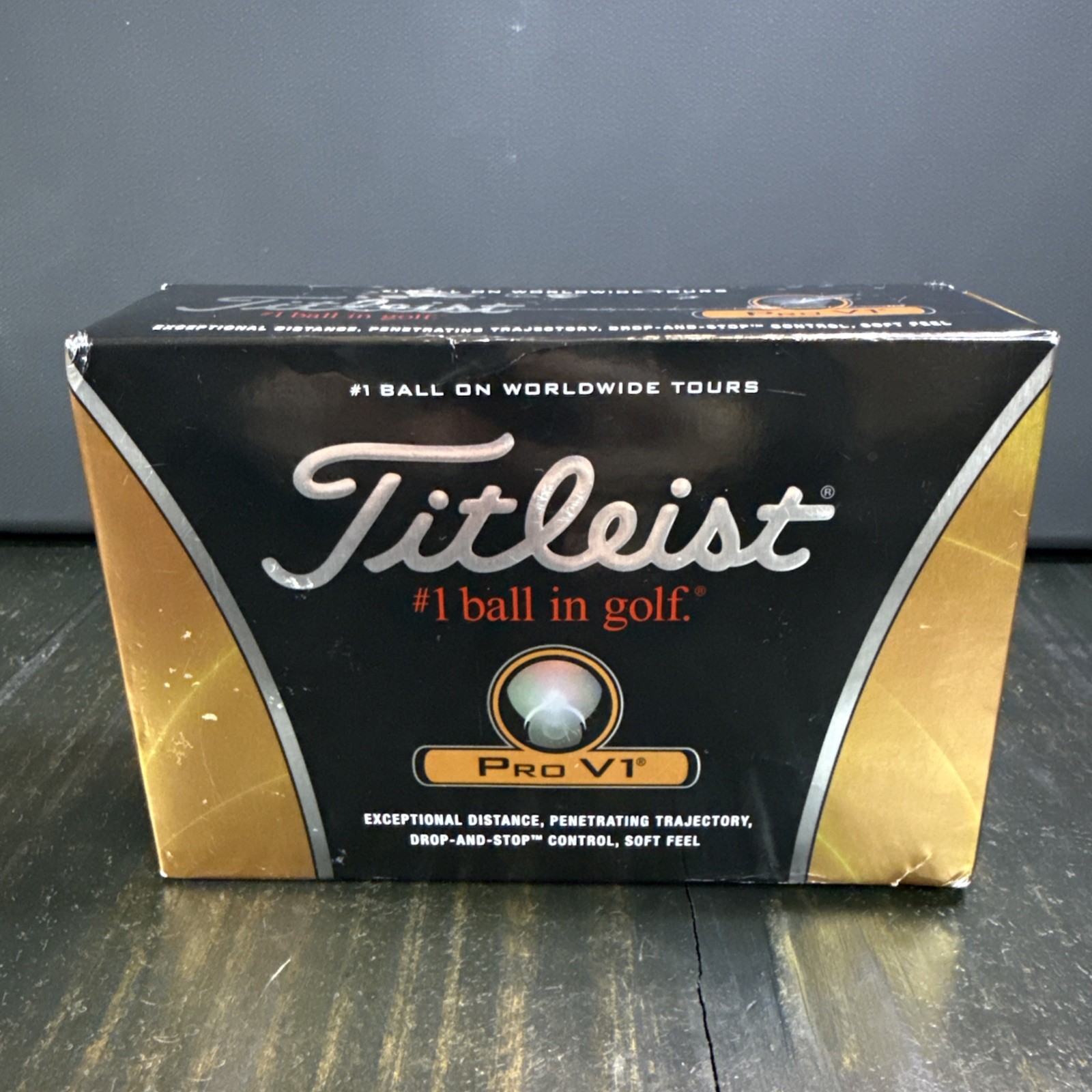 New Titleist Pro V1 Golf Balls White - Qty.(Two Packs of  3)  Opened Box