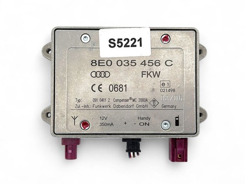 Audi A6 S6 C6 4F 2006 Antennenverstärker Signalverstärker 8E0035456C TSL5080
