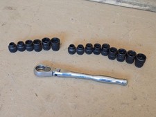 Matco Tools Blpf9 16 Piece Metric Standard Pass Through Ratchet Set
