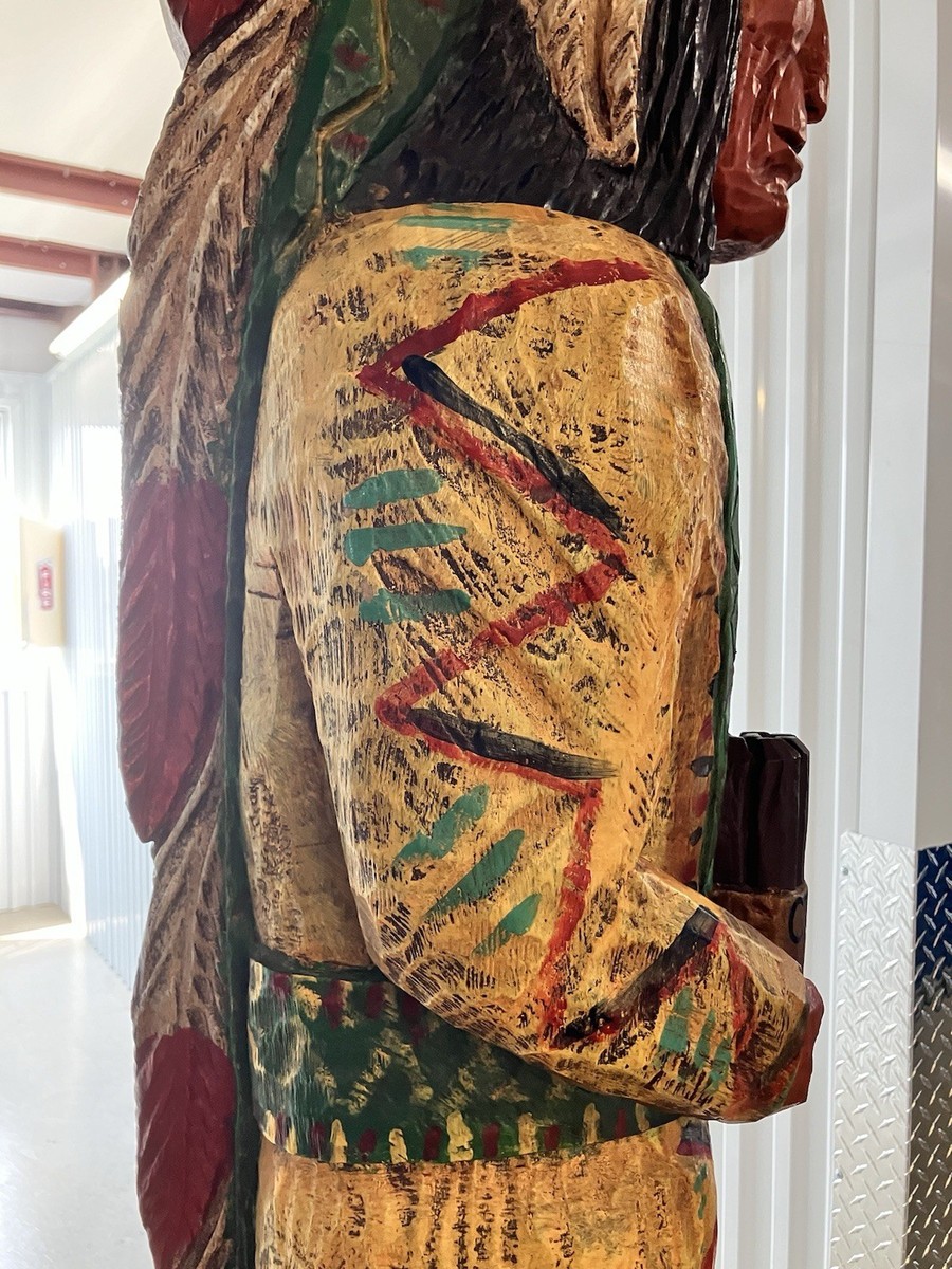 フランク・ギャラガー作ヴィンテージ 120cmシガーストア・インディアン