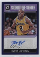 2018 Panini Donruss Optic Signature Series Purple Prizm Nick Van Exel Auto 15bk