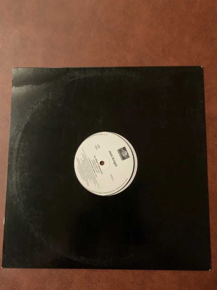 Jack Knight - Do What U Wanna Do 1999 U8P-1603 винил 12 дюймов винтажный - Изображение 2 из 3