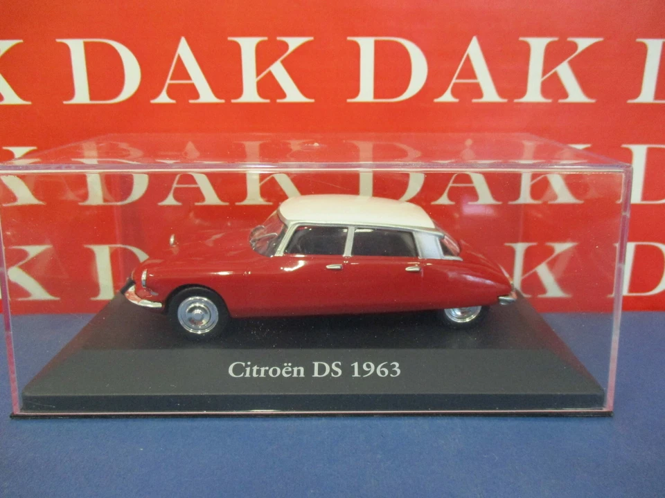 Die cast 1/43 Modellino Auto Citroen DS 1963 rosso - Immagine 4 di 4