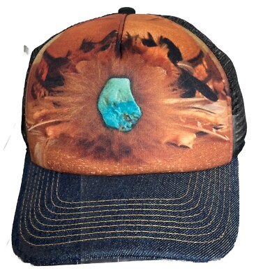New Pukka Western Graphic Trucker  Hat Cap Snap Back Mesh Back Foam Back Front