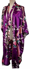CCcollections Kimono Robe Long 16 Colors Premium Peacock Bridesmaid Bridal Party