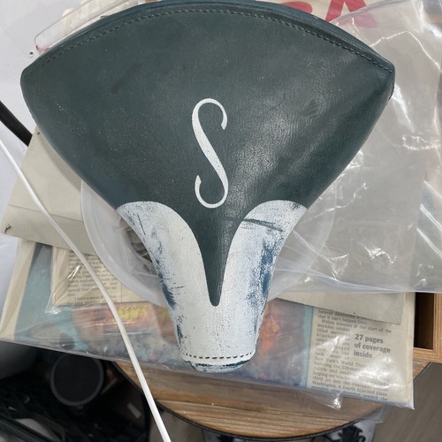 Selle De Vélo Vintage Mesinger En Vinyle Blanc - Pour Schwinn Ou Vélos Anciens, Occasion