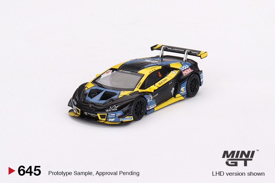 ミニカー MINIGT Lamborghini Huracan GT3 EVO #4 MINI GT Lamborghini Huracan GT3 EVO #4 2023 Macau GP Macau GT Cup