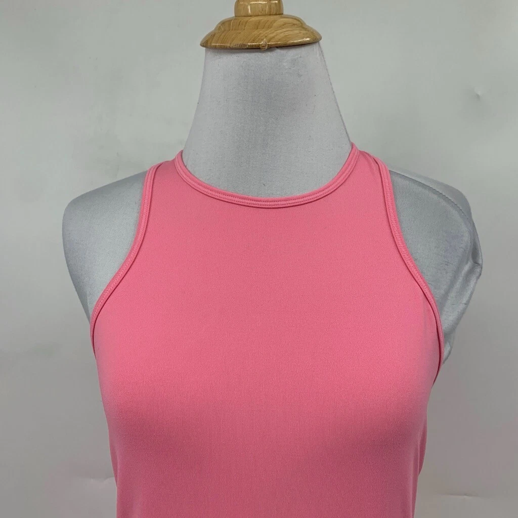 athleta contemplation cutout back high neck tank-top