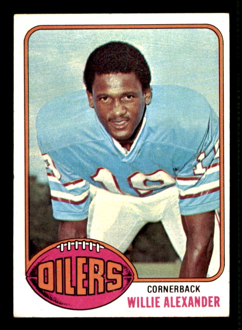 1976 Topps Football #316 Willie Alexander VG/EX *d2 | eBay