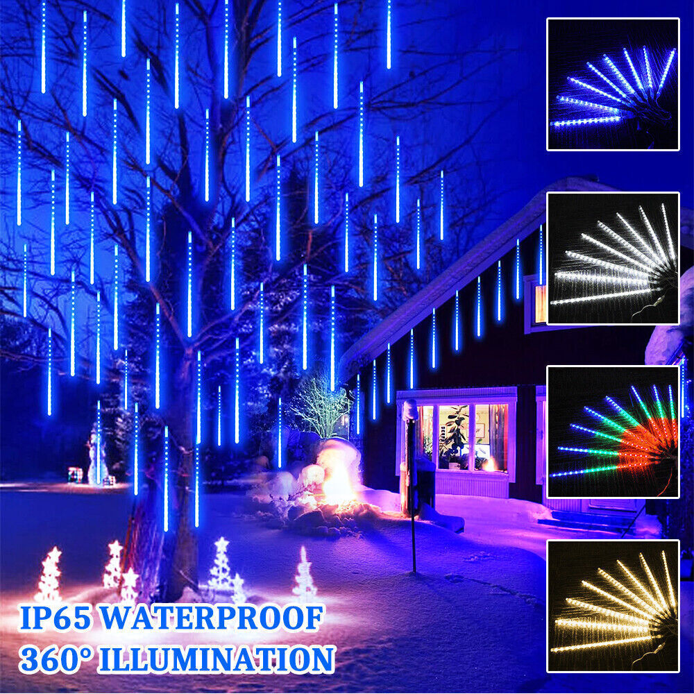 288 LED Fairy Lights Meteor Shower Rain Tree String Light Outdoor