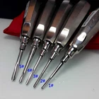 5 Pcs Dental Orthodontic Root Elevator Straight Extracting Luxating Apical Loose