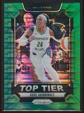 Arike Ogunbowale 2024 Panini Prizm WNBA Top Tier Green Pulsar #5 /25