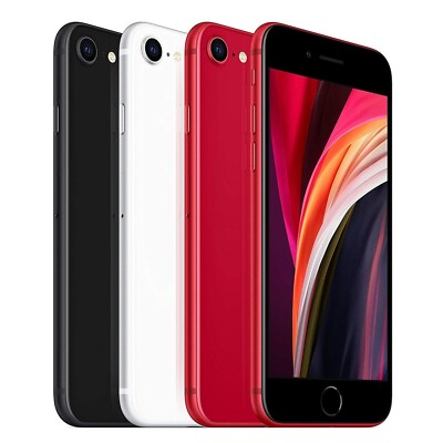 Apple iPhone SE 2020 (2.Gen) 64GB Schwarz Weiß Rot PREMIUM ZUSTAND  