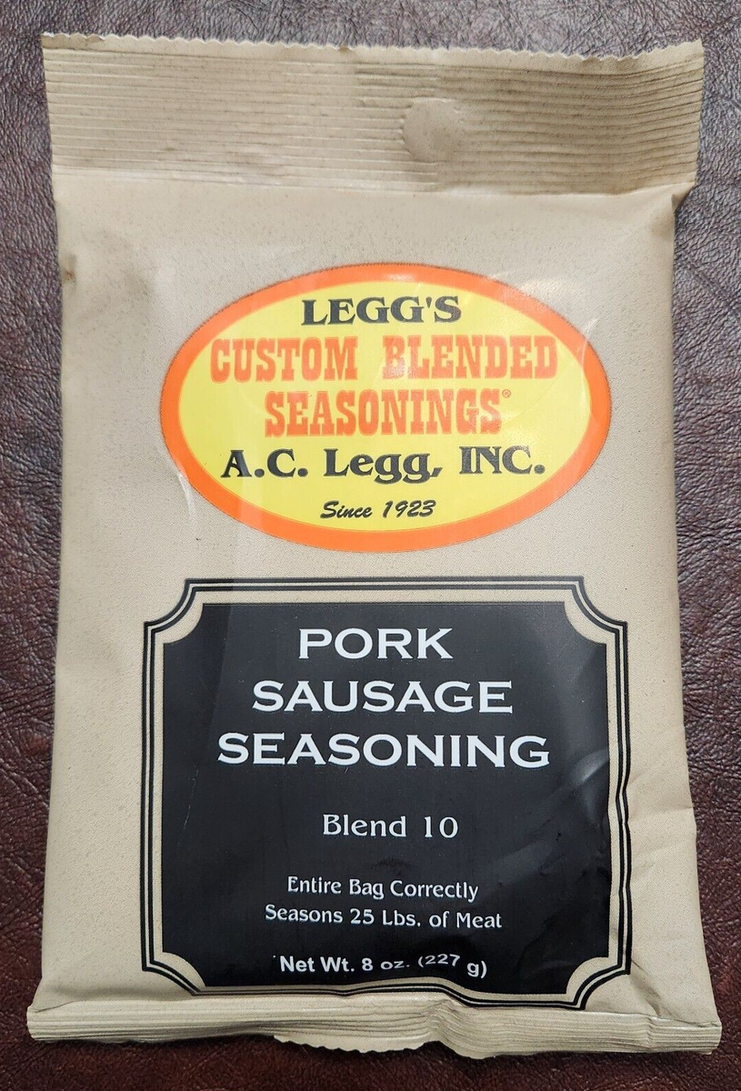 Legg Pork Sausage Seasoning Blend #10 for 25 LBS of Meat oz USA! - Main Image
