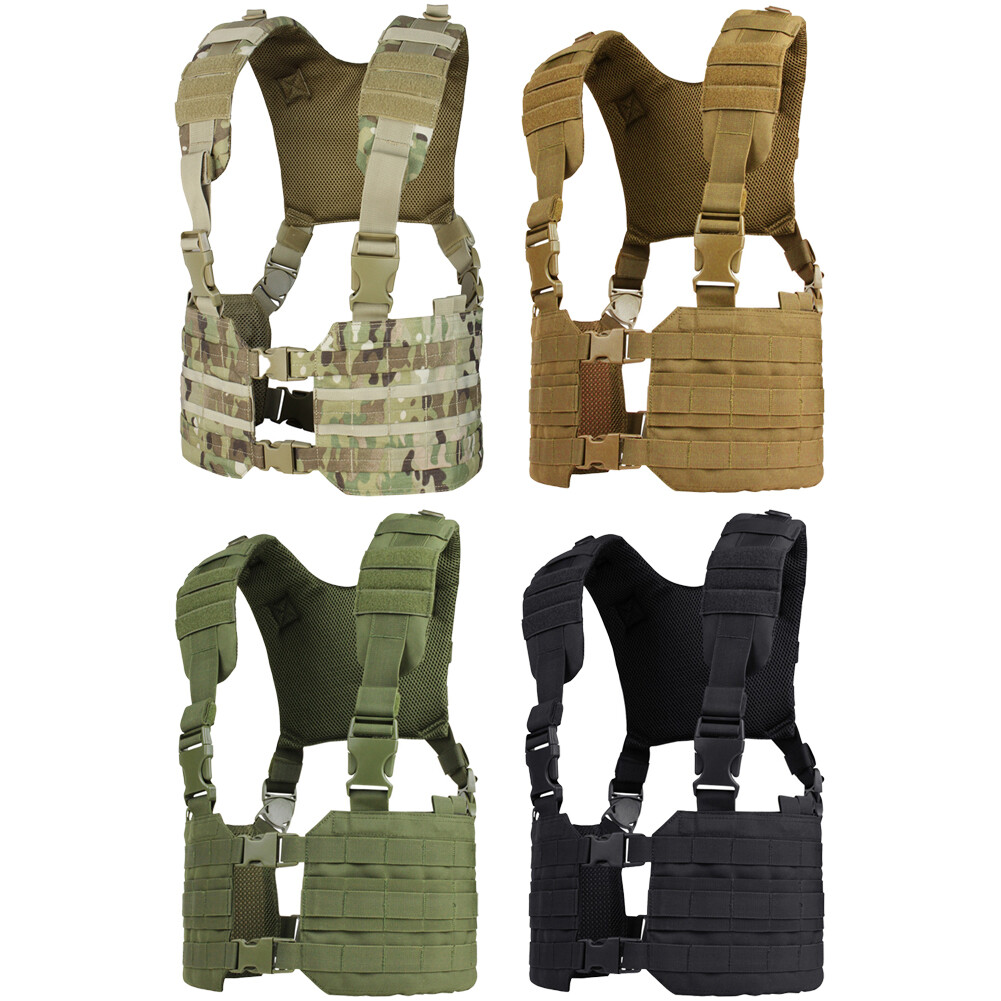 Condor MCR7 Ronin MOLLE Airsoft Chest Rig Adjustable Tactical
