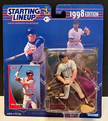 1998 ALEX RODRIGUEZ KENNER STARTING LINEUP!  HALL OF FAME SOON! SLU!