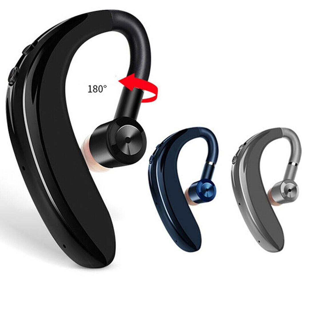 Wireless Bluetooth Earphone V5.0 BT Call Business Headset Drive Work with Mic