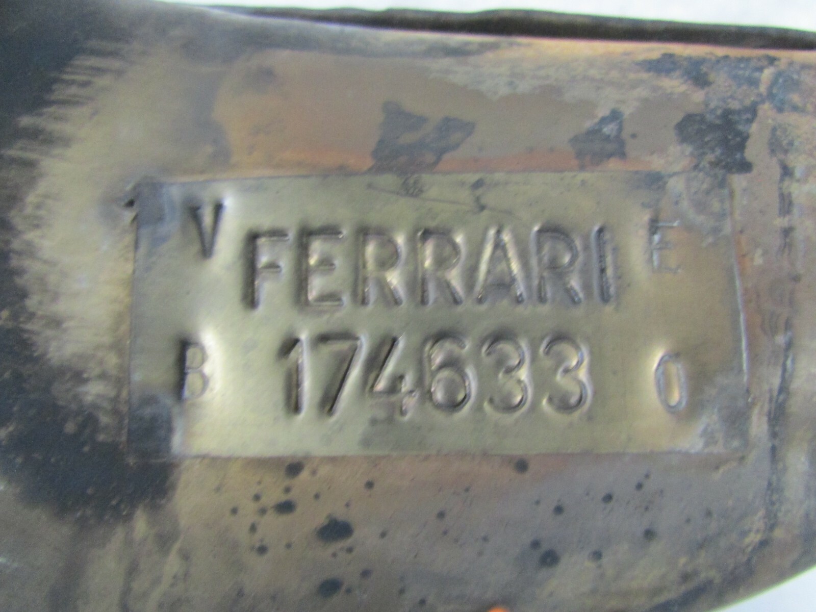 Ferrari 456, LH, Left Rear, Exhaust Manifold, Used, P/N 174633