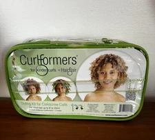 NEW Curlformers Corkscrew Curls Styling Kit Short Hair No Heat 40 Curlers