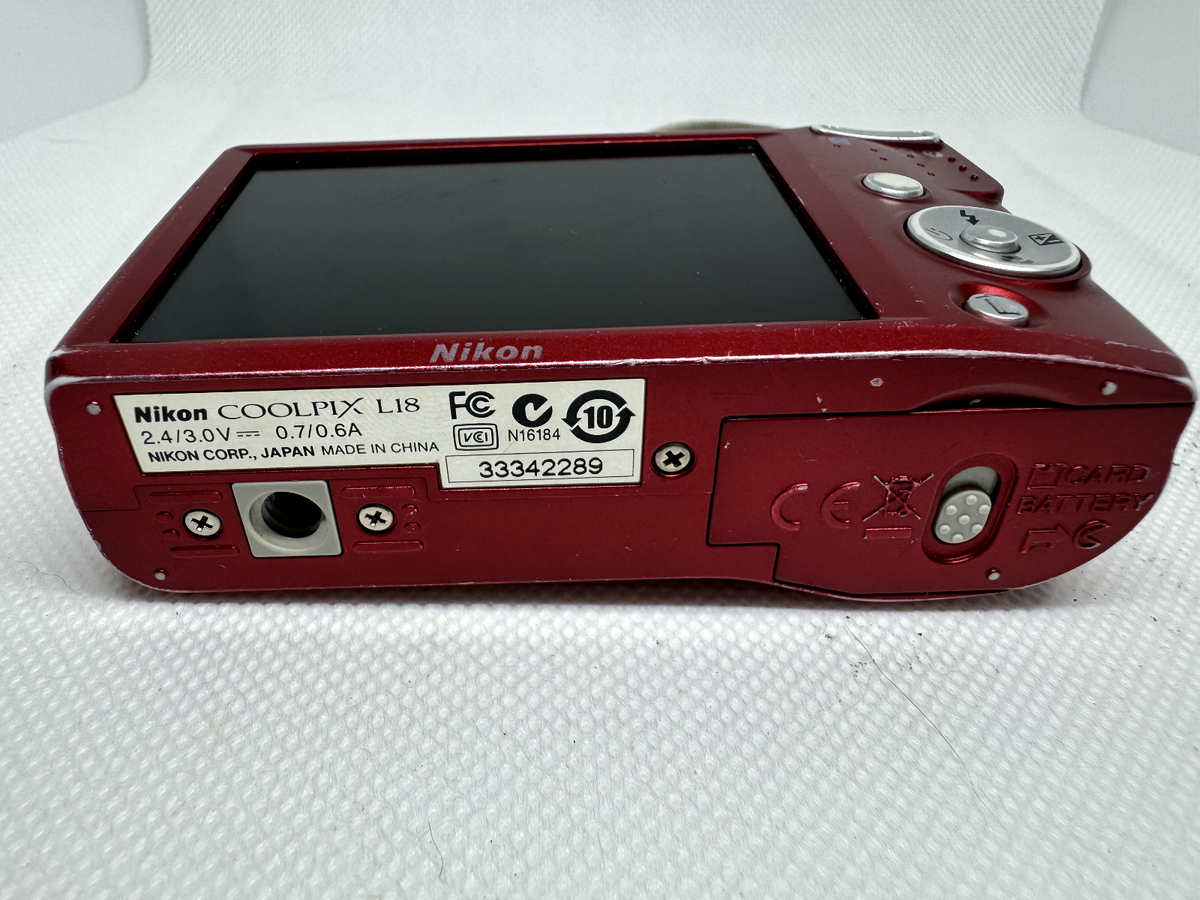 Nikon COOLPIX L18 8.0MP Digital Camera - Red for sale online | eBay