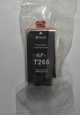Tinte für Epson Workforce WF 100 W  black schwarz ersetzt T 2661 T266 