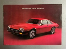 Dossier de vente publicitaire Jaguar XJ-S Coupé Showroom 1977, brochure - RARE !! L@@K