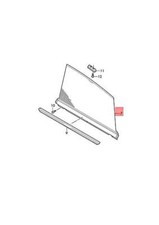 OEM AUDI Sunlight Roller Blind For Door Window Black 8W5861334AMDF