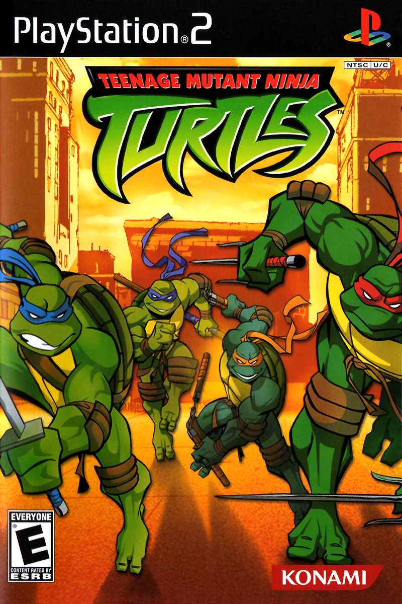 Teenage Mutant Ninja Turtles PS2 BOX ART Premium POSTER MADE IN