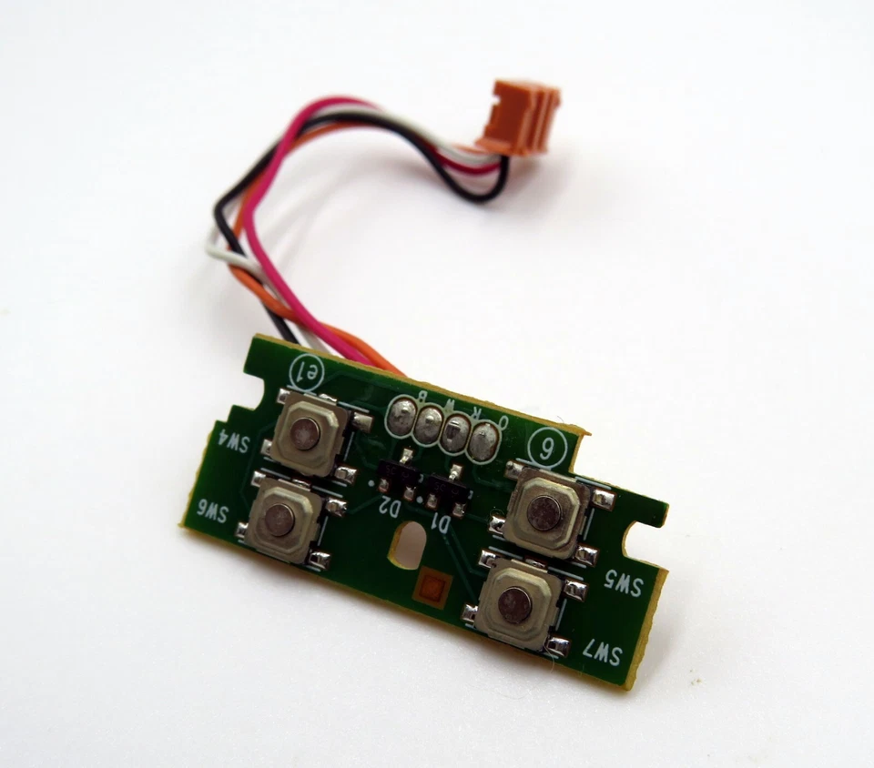 Logitech G700 & G700s Ersatz-Platine mit Seiten-Tasten  G4 bis G7 original - Bild 2 von 4