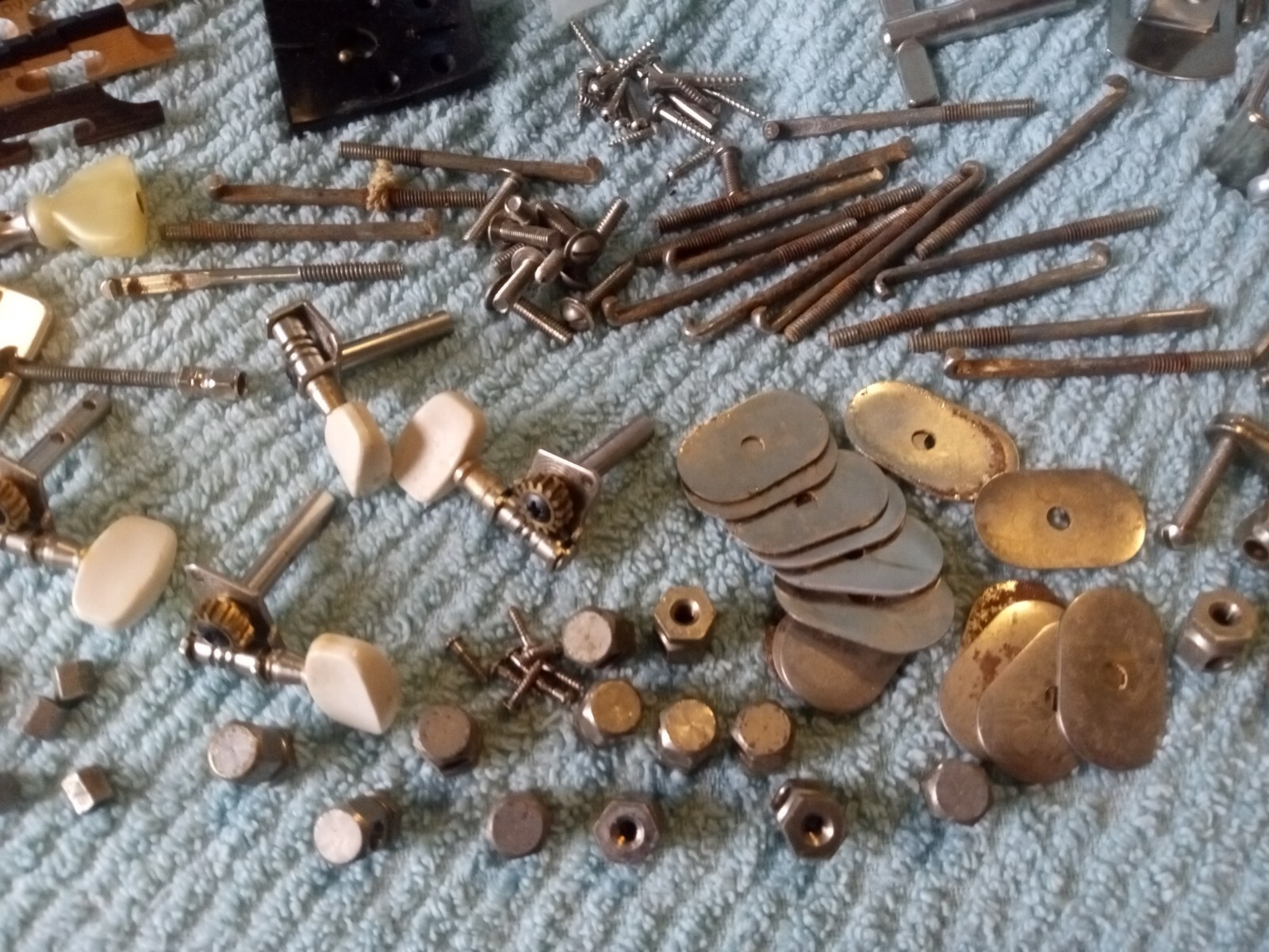 Vintage Mostly Banjo Some Guitar Parts Lot.Grover,Bridges,Yamaha,3 Tail