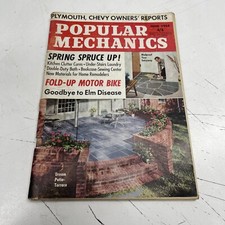 VINTAGE RETRO Magazine Journal Popular Mechanics 1964 Tool Mancave Motor