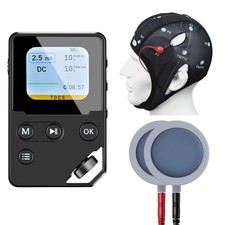 tDCS Device tACS tPCS 3-Mode 4.5mA w EEG Cap for Performance Wellness, DCTune ES