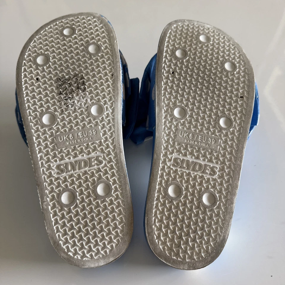 CATH KIDSTON X SLYDES Polka Dot Sandals Mules Bow Strappy Slip On - Image 4 of 4