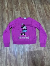 Disney Parks Minnie Mouse Girls Size XL Sweatshirt Pink Graphic Long Sleeve Pull