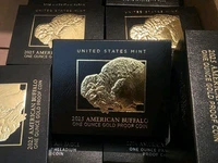 2025 W American Buffalo 1 oz Gold Proof COA Case OGP Box Sleeve - No Coin