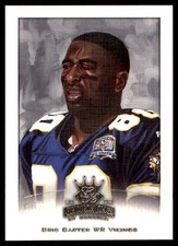 Cris Carter 2002 Donruss Gridiron Kings #52 Vikings NFL READ FREE SHIPPING