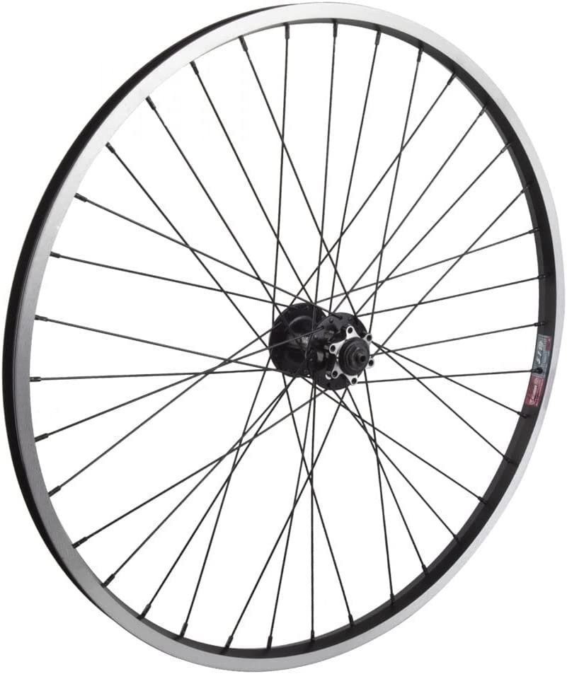 Wheel Master 26x1.5" MTB Disc Front Wheel - Alloy, 6-Bolt, QR, Black, 36H