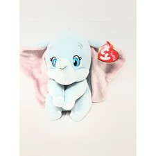 Ty Sparkle Disney Dumbo Plush Blue Elephant Stuffed Animal 7 inch 2023 NWT