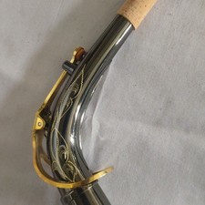 Alto saxophone neck made of pure copper with nickel plating