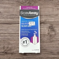 ScarAway Advanced Silicone Technology Skincare 100% Medical Grade Scar Gel (NEW)