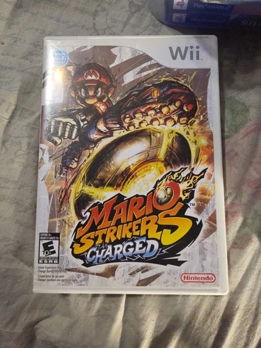 New ListingMario Strikers Charged - Nintendo Wii CIB SURFACE SCRATCHES WORKING